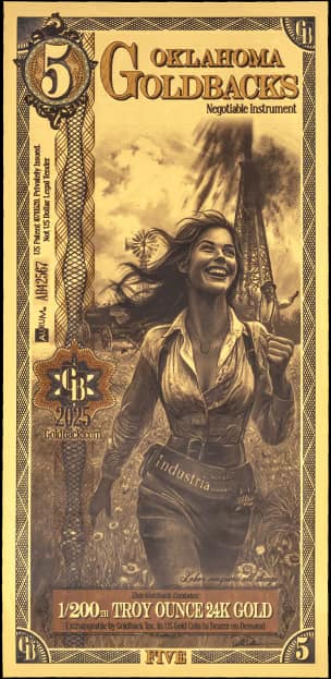5 Oklahoma Goldback
